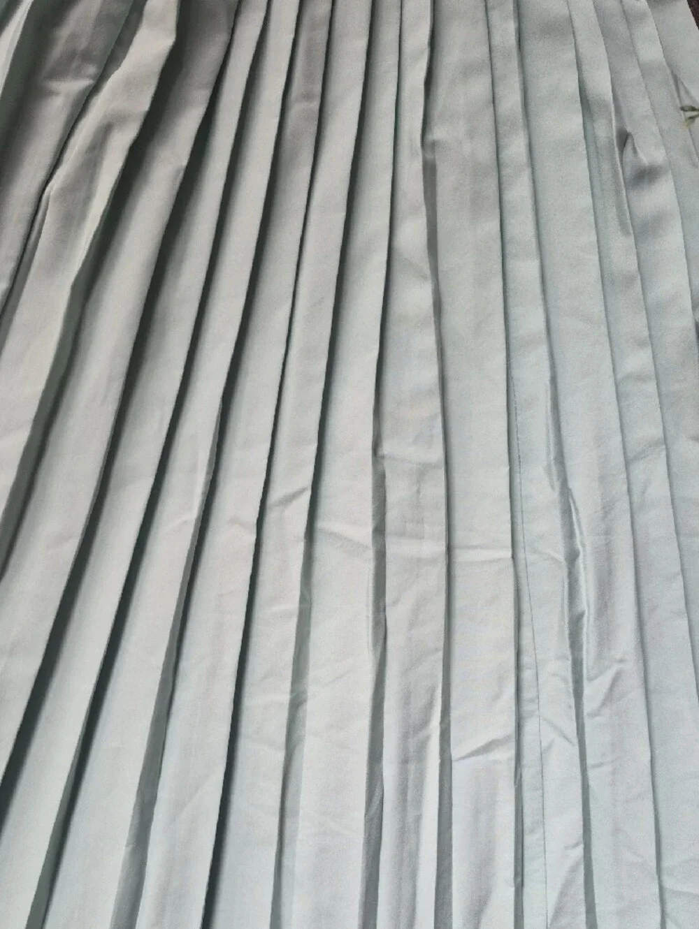 Pleated Midi Skirt in Light Mint Green 10 Kids Girls